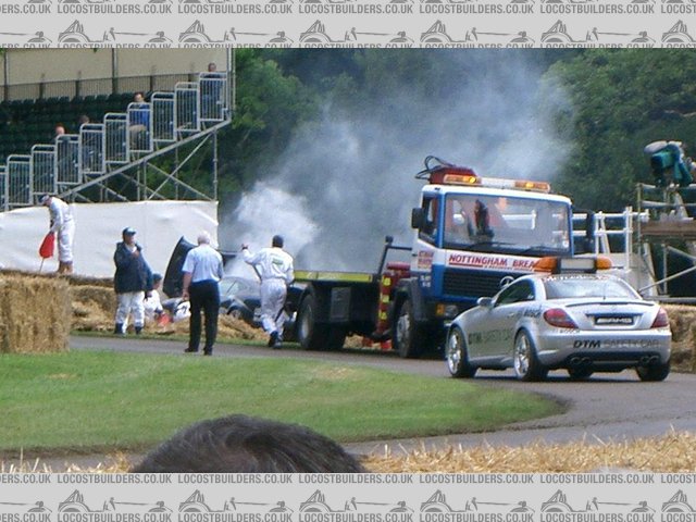 xkr crash at goodwood